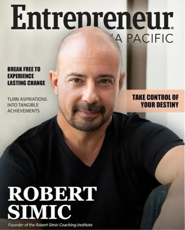 Robert Simic on the cover of Entrepreneur Asia Pacific